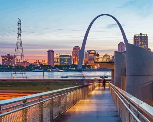 The Gateway Arch Diamond Painting