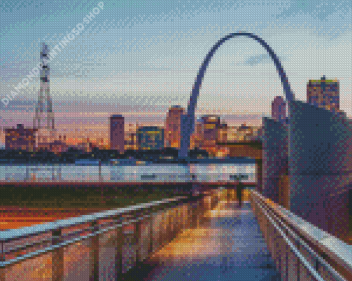 The Gateway Arch Diamond Painting