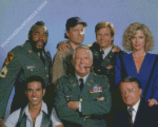 The A Team Characters Diamond Painting