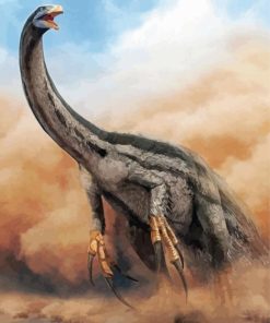 Therizinosaurus In Smoke Diamond Painting