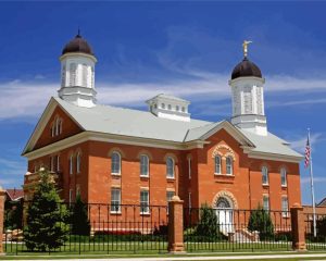 Vernal Utah Temple Diamond Painting