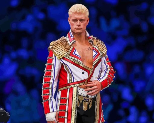 Wrestler Cody Rhodes Diamond Painting