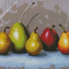 Pears In A Row Diamond Painting