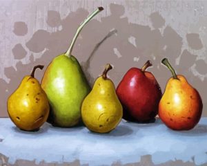 Pears In A Row Diamond Painting