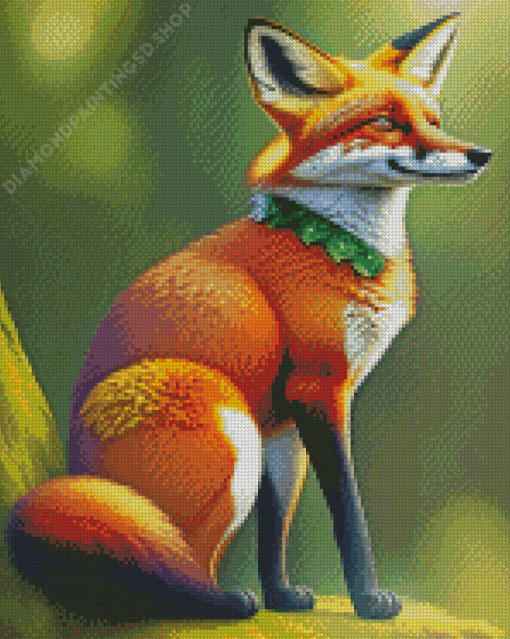 Aesthetic Red Fox Diamond Painting