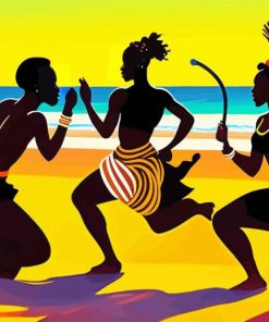 African Ladies Dancing Diamond Painting