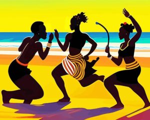 African Ladies Dancing Diamond Painting