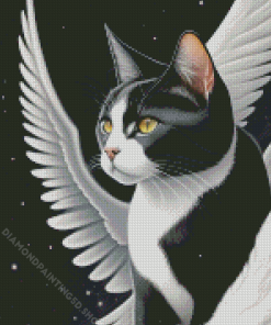 Cat With Wings Diamond Painting