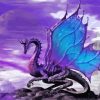 Dragon With Butterfly Wings Diamond Painting