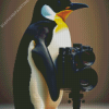 Penguin Photographer Diamond Painting