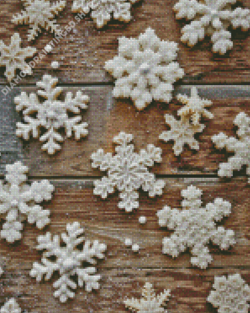 Snowflake Sugar Cookies Sweets Diamond Painting