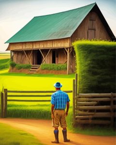 The Farmer Diamond Painting