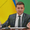 Volodymyr Zelensky Diamond Painting