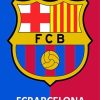 Fc Barcelona Logo Football Diamond Painting