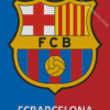 Fc Barcelona Logo Football Diamond Painting