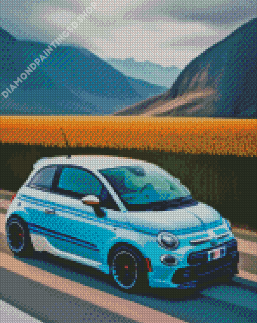 Fiat Panda Car Diamond Painting