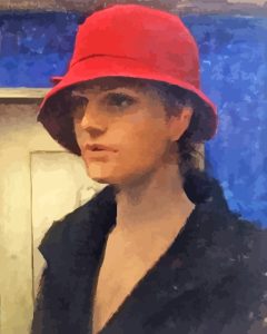 Girl With A Red Hat Diamond Painting