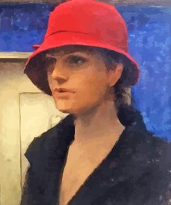 Girl With A Red Hat Diamond Painting