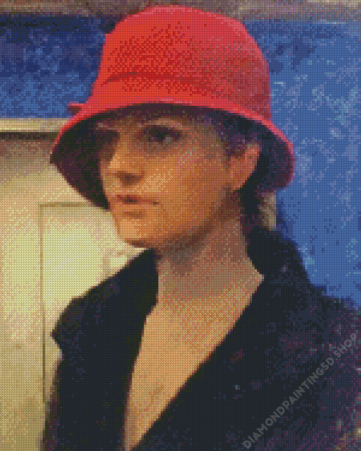 Girl With A Red Hat Diamond Painting