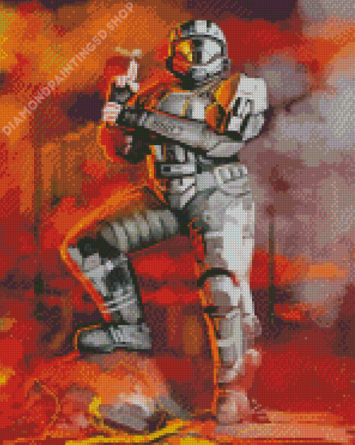 Halo 3 Odst Character Art Diamond Painting