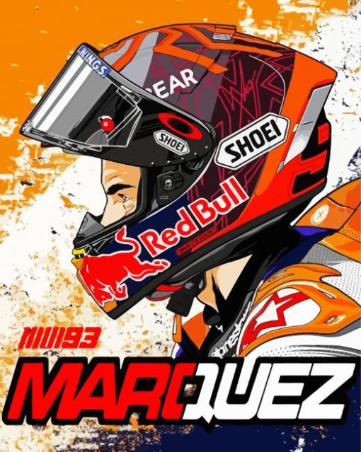 Marc Marquez Art Diamond Painting