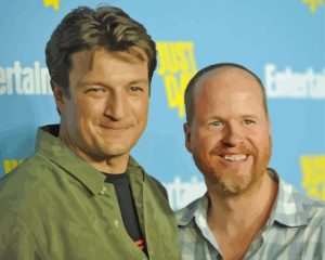 Nathan Fillion And Joss Whedon Diamond Painting