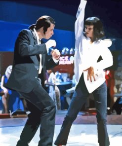 Pulp Fiction Characters Dancing Diamond Painting