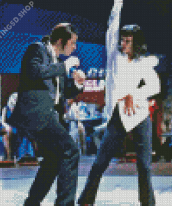 Pulp Fiction Characters Dancing Diamond Painting