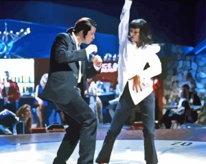 Pulp Fiction Characters Dancing Diamond Painting