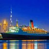 Night Princess Cruise Ship Diamond Painting