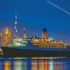 Night Princess Cruise Ship Diamond Painting