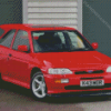 Red Ford Escort RS Diamond Painting