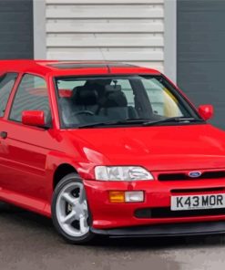 Red Ford Escort RS Diamond Painting