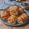 Sausage Roll With Ham Cheddar Diamond Painting