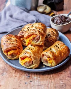 Sausage Roll With Ham Cheddar Diamond Painting