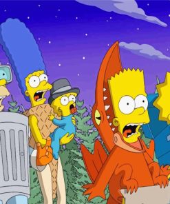 Simpsons Halloween Diamond Painting