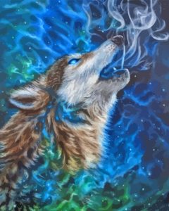 Spirit Wolf Diamond Painting