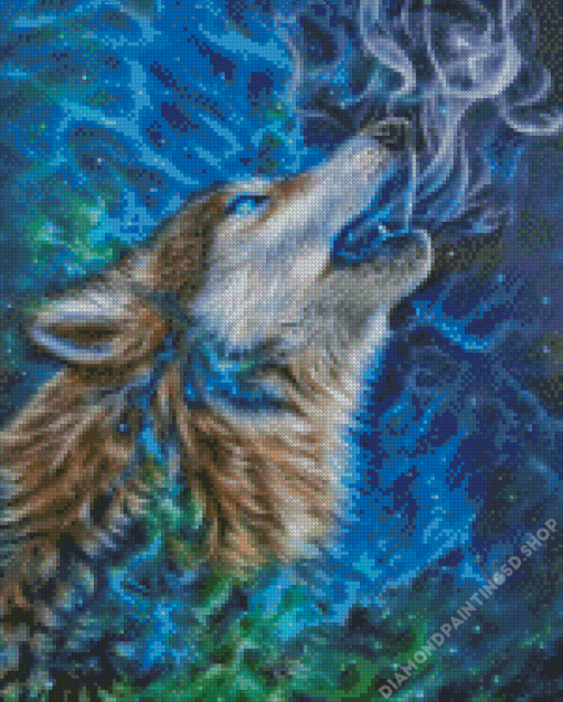 Spirit Wolf Diamond Painting