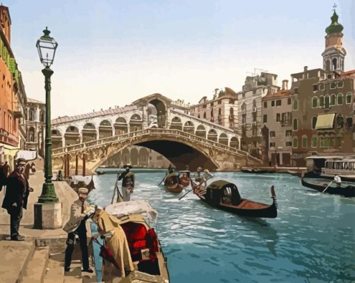 The Rialto Bridge Venice Italy Diamond Painting