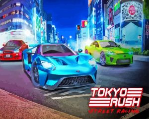 Tokyo Street Racing Diamond Painting