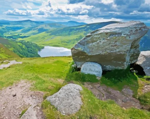 Wicklow Mountains Ireland Diamond Painting