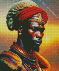 Zulu Man Diamond Painting