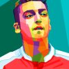 Mesut Ozil Pop Art Diamond Painting