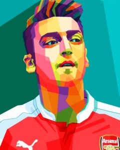 Mesut Ozil Pop Art Diamond Painting