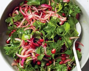 Parsley Onion Pomegranate Salad Diamond Painting