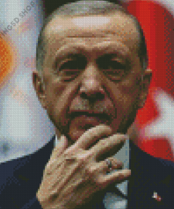 Tayyip Erdogan Diamond Painting