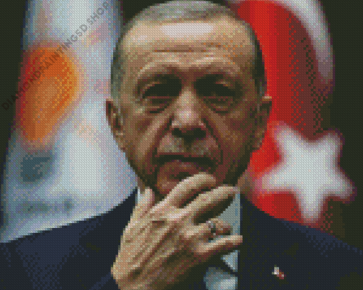 Tayyip Erdogan Diamond Painting