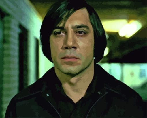 Anton Chigurh Character Diamond Painting