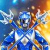 Blue Power Ranger Diamond Painting