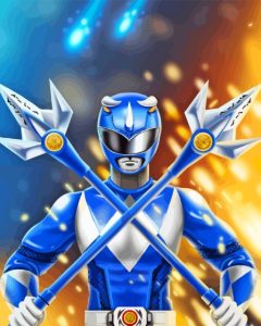 Blue Power Ranger Diamond Painting